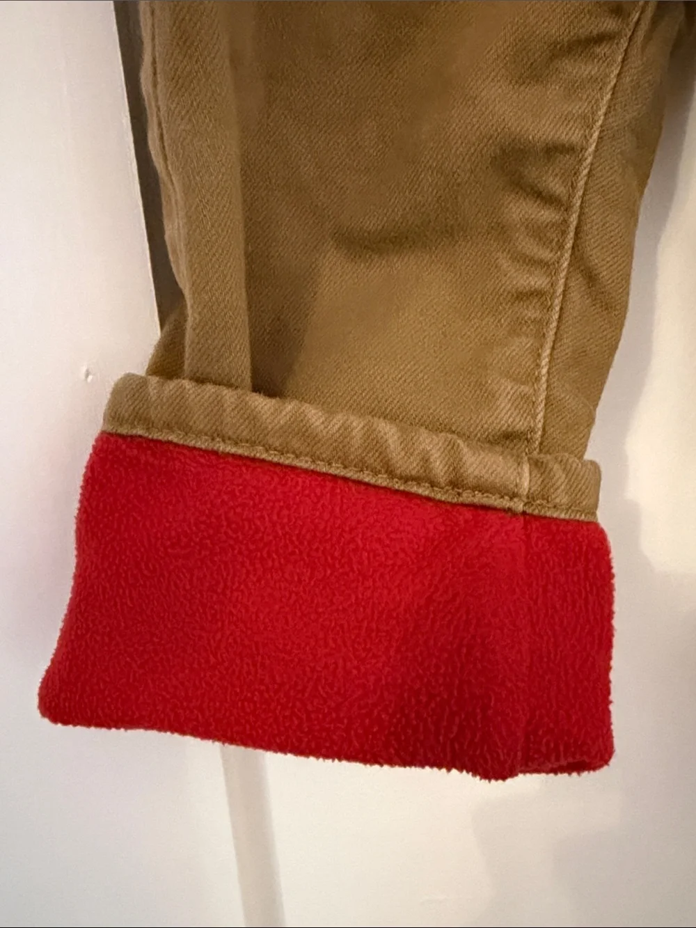GAP Toddler Drawstring Khaki Waist Pants - fleece lined  C#2